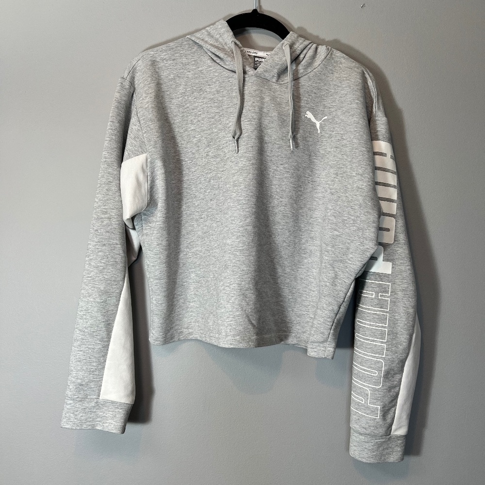 -Puma- Women's Hooded Cropped Sweatshirt